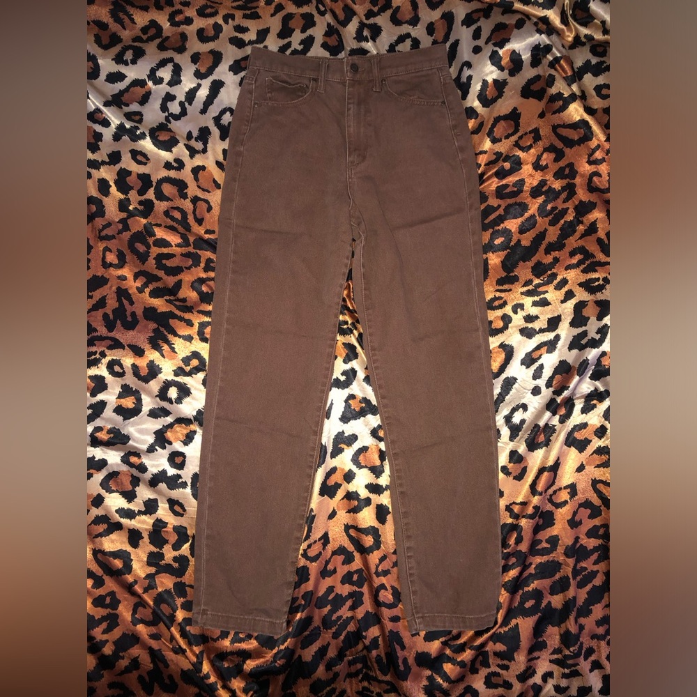 RSQ 90s boyfriend jean, brown, women’s size 26, excellent condition